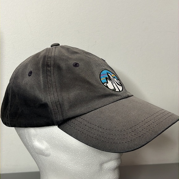 Vintage Patagonia Fitz Roy Logo Hat Tide Faded Design Cap - Picture 2 of 7